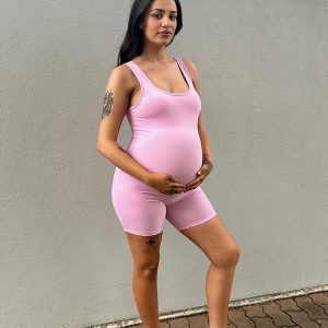 Chicnmom Génerodepunto Casual Deportivo Mono premamá