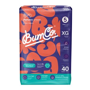 K1049687 Pañales Bum Co Unisex Talla 5 XG 40 pañales