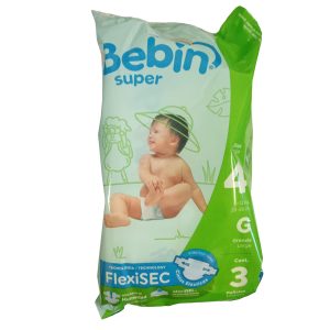 K1049617 Pañal Bebin Súper Grande 3 Pz