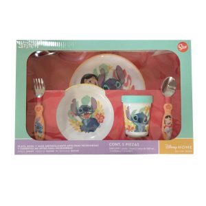 K1049427 Juego De Vajilla Infantil Disney Stitch 5pz